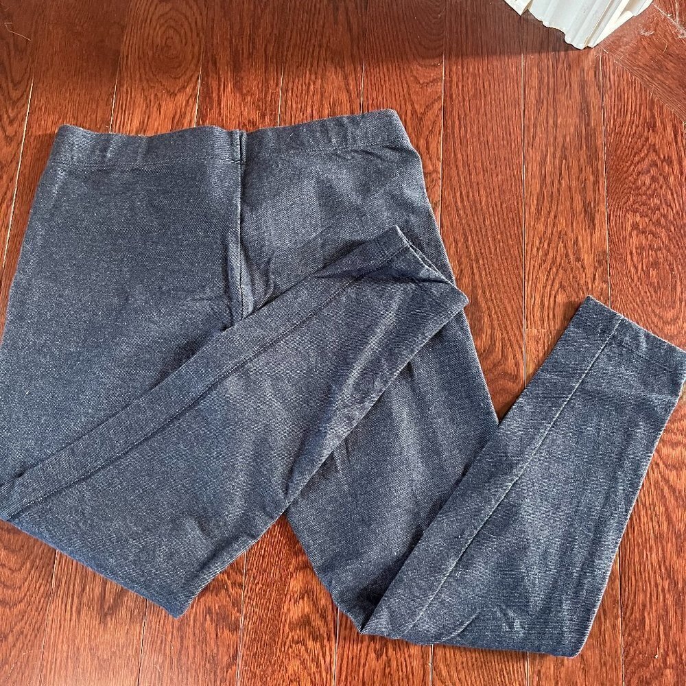 Lou & Grey Leggings Blue Denim Color Size M EUC